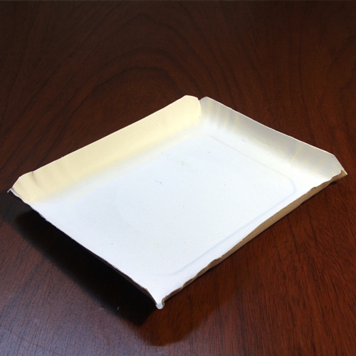 Bandejas Rectangulares Cartón blanco - Liviana