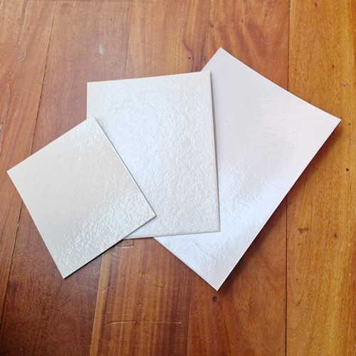 Bases de carton blanco laminado PP - Rectangular