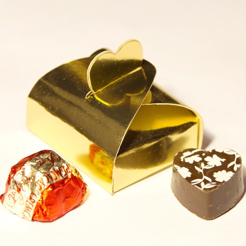 Caja de bombones manija corazón 5,5 cm