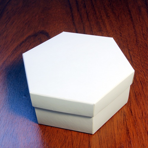Cajas para bombones hexagonales con tapa