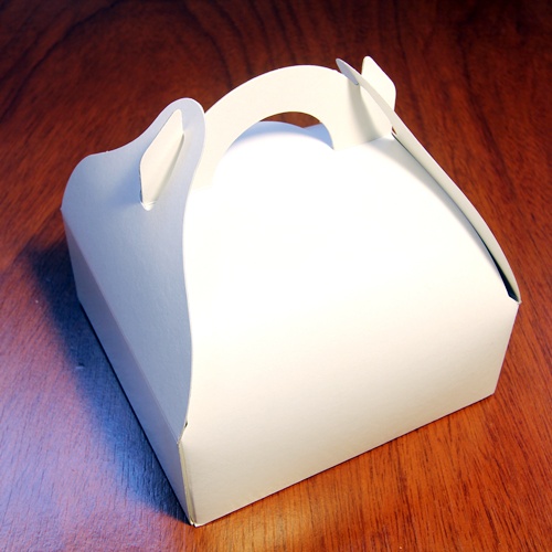 Cajas porción de torta con manija