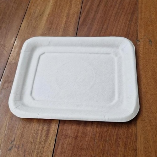 Platos Rectangulares forrado con papel etiqueta 90gr - Liviano